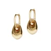 Hot Golden Pebble Earring Earrings