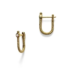 New Golden Rope Earring Earrings
