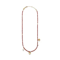 Fashion Maroon Harmony Necklace Necklaces