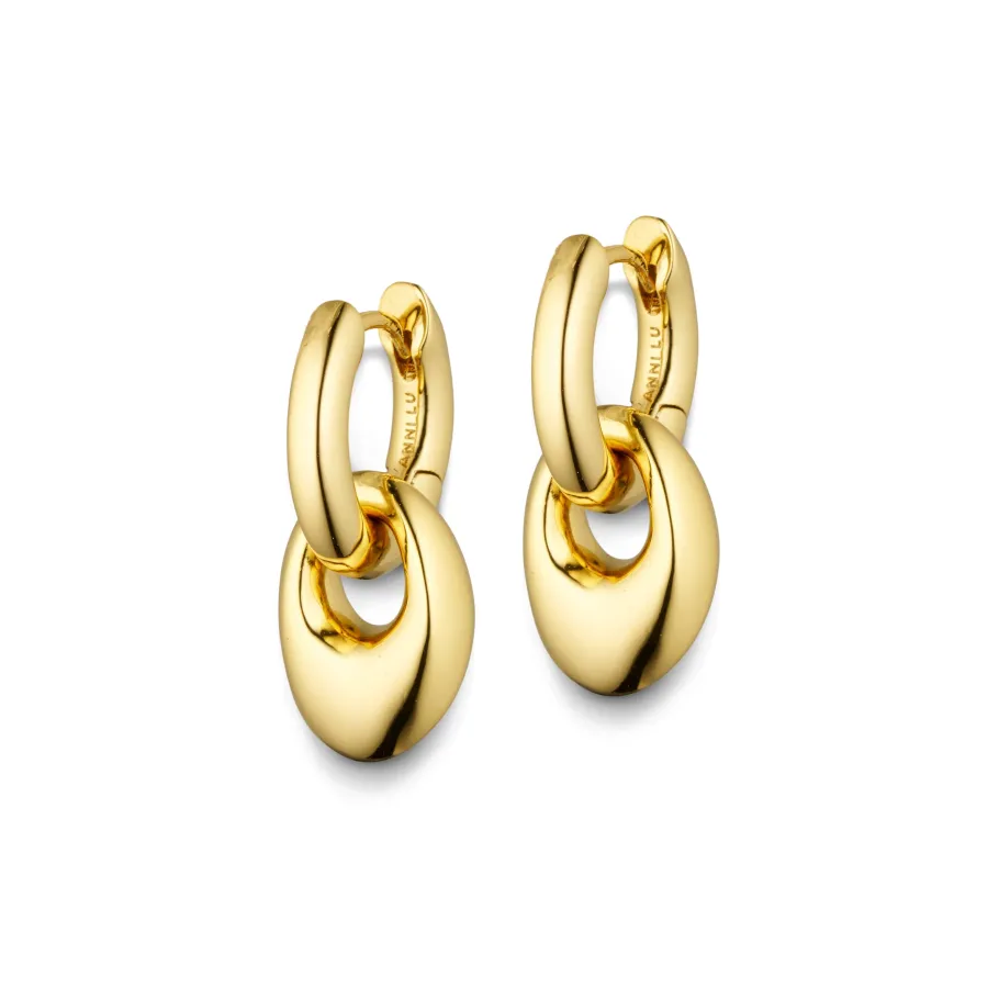 Clearance Petit Pebble Hoop Earrings
