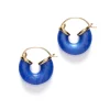 Discount Petit Swell Hoop - Deep Blue Earrings